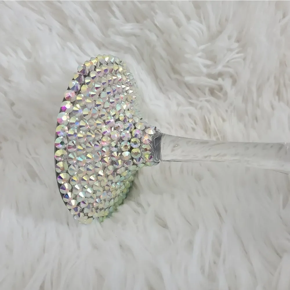 Elegant Queen Rhinestone Wine Glass